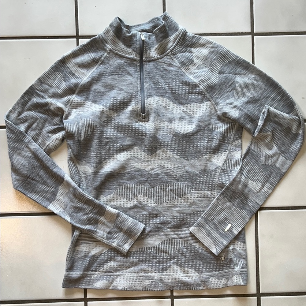 Gray Quarter-Zip Women’s SmartWool
